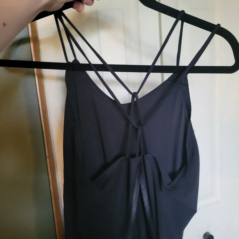 LULULEMON Sweaty Or Not Runsie Black Romper Black Size 4